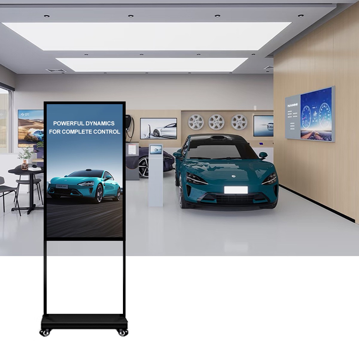 65寸立式雙面廣告機